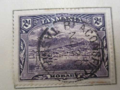 TASMANIA 1912 SINGLE MOUNTED STAMP