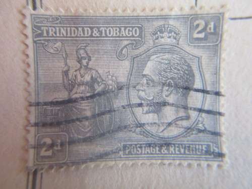 TRINIDAD AND TOBAGO 3 OLD USED MOUNTED STAMPS