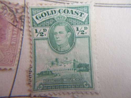 GHANA / GOLD COAST 2 STAMPS MOUNTED
