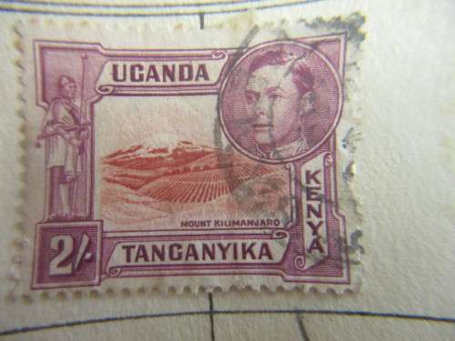 TANGANYIKA/ KENYA 4 STAMPS MOUNTED 2 UNUSED 1920`S
