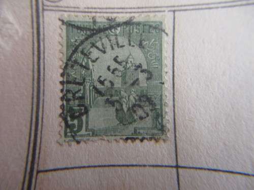 TUNISIA - 2 MOUNTED USED STAMPS