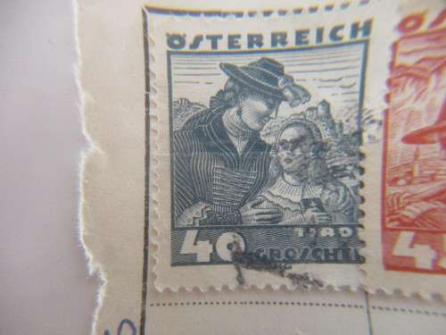 AUSTRIA - LOT OF 7 MOUNTED STAMPS