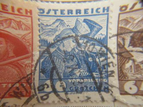 AUSTRIA - LOT OF 7 MOUNTED STAMPS