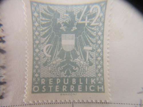 AUSTRIA - LOT OF 7 MOUNTED STAMPS