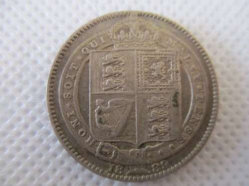 GREAT BRITAIN - QUEEN VICTORIA - SILVER JUBILEE - 1889 SILVER COIN GFEAT DETAIL