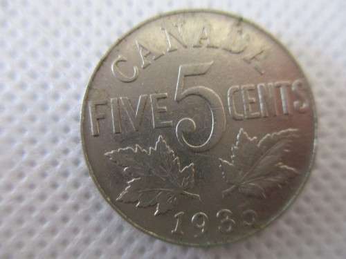 CANADA - 5 CENTS - 1935