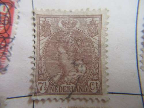 NETHERLANDS - LOT OF USED MOUNTED  DUTCH STAMPS