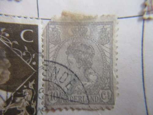 NETHERLANDS - LOT OF USED MOUNTED  DUTCH STAMPS