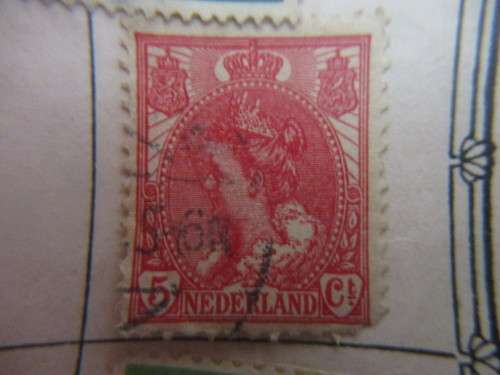 NETHERLANDS - LOT OF USED MOUNTED  DUTCH STAMPS