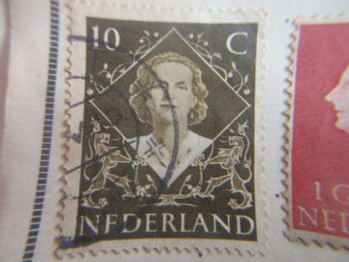 NETHERLANDS - SMALL LOT OF USED MOUNTED STAMPS