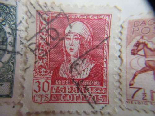 NETHERLANDS - SMALL LOT OF USED MOUNTED STAMPS
