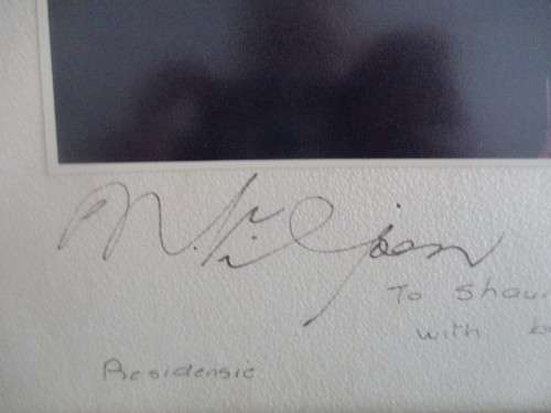 BEAUTIFUL FRAMED AUTOGRAPHED PHOTO OF PRESIDENT M. VILJOEN AND MRS VILJOEN - 1979