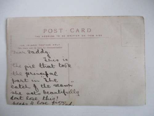VICTORIAN POSTCARD - PHYLLIS DARE VICTORIAN SINGER
