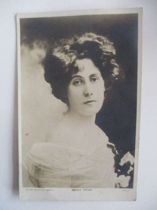 VICTORIAN POSTCARD - NANCY PRICE VICTORIAN ACTOR