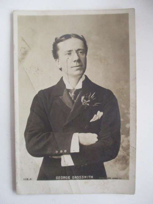 VICTORIAN POSTCARD - GEORGE GROSSMITH - VICTORIAN ACTOR