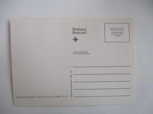 VINTAGE POSTCARD WITH STAMP