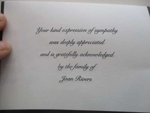 AUTOGRAPHED / SIGNED- JOAN RIVERS  SIGNED PHOTO  AND SHORT LETTER