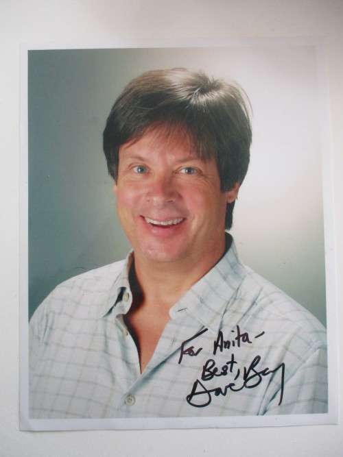 AUTOGRAPHED DAVE BAY SIZE A4