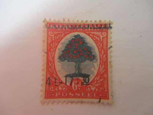 SOUTH AFRICA LOT OF  USED STAMPS AND 6D CHANGED DATE AND OVER PRINT STAMP