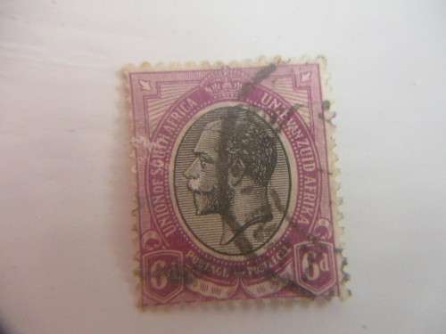 SOUTH AFRICA LOT OF  USED STAMPS AND 6D CHANGED DATE AND OVER PRINT STAMP