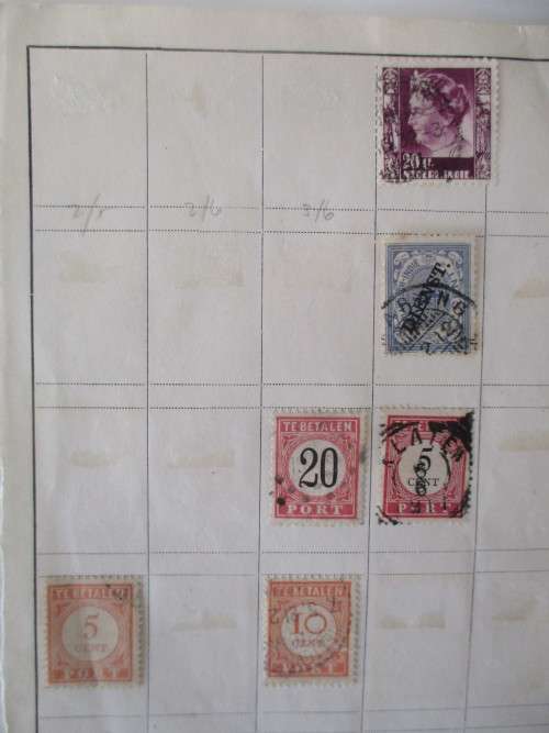 NETHERLANDS DUTCHEAST INDIES - REVENUE STAMPS MOUNTED