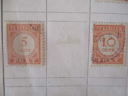 NETHERLANDS DUTCHEAST INDIES - REVENUE STAMPS MOUNTED