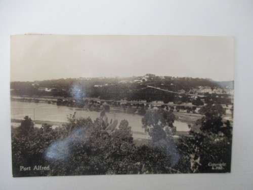 VINTAGE POSTCARD - PORT ALFRED -  WITH OLD STAMP