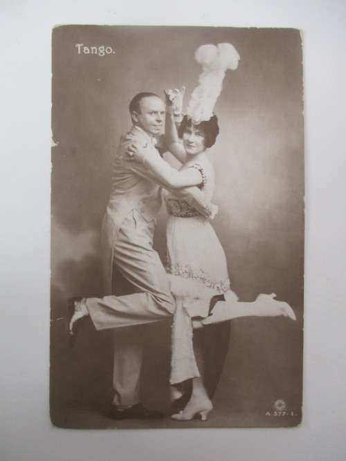 VINTAGE POSTCARD TANGO