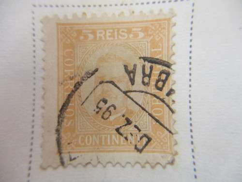 PORTUGAL - KING CARLOS I  1892 USED MOUNTED STAMPS