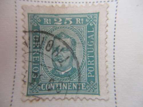 PORTUGAL - KING CARLOS I  1892 USED MOUNTED STAMPS