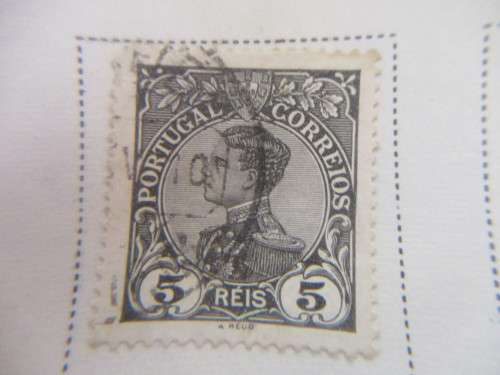 PORTUGAL KING MANUEL II 1910 USED MOUNTED STAMPS
