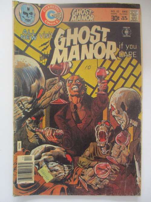 CHARLTON COMICS - GHOST MANOR -  VOL. 6 NO. 32 DECEMBER 1976