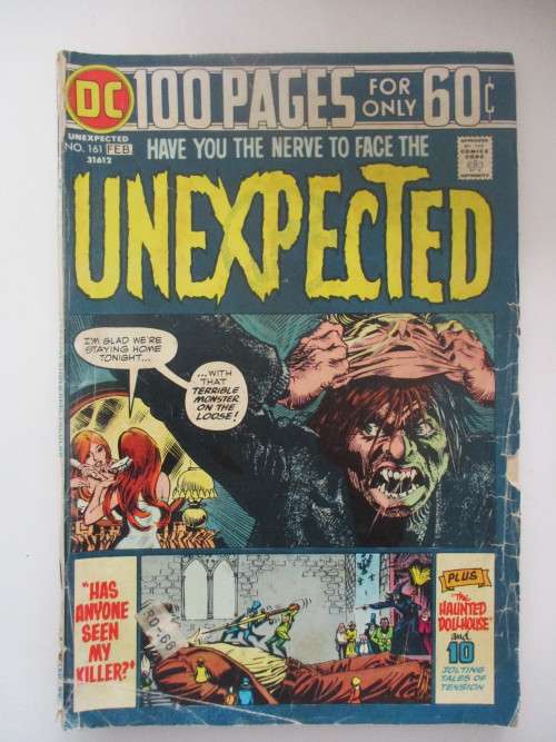 DC COMICS  THE UNEXPECTED VOL. 20  NO. 161  JAN-FEB  - 1975