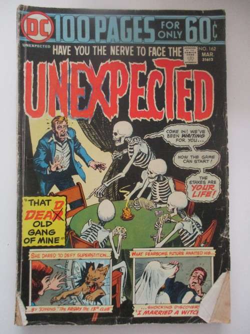 DC COMICS  THE UNEXPECTED VOL. 20  NO. 162  MAR-APR  1975