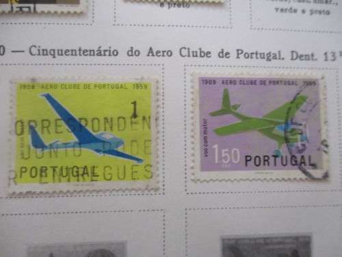 PORTUGAL USED MOUNTED STAMPS 1959