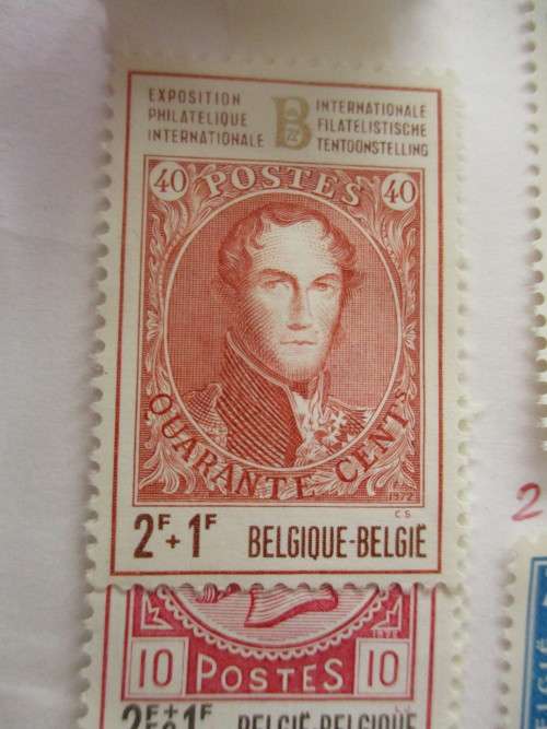 BELGIUM - LOT OF MOUNTED UNUSED STAMPS