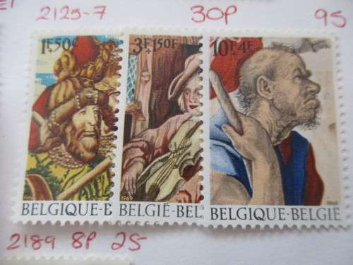 BELGIUM - LOT OF MOUNTED UNUSED STAMPS