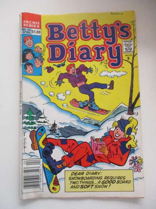 ARCHE SERIES  COMICS - BETTY`S DIARY -  NO. 32 -  1990