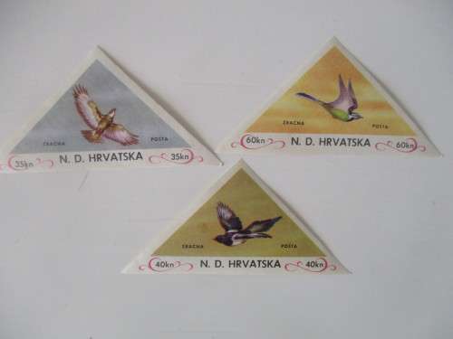CROATIA - UNUSED PREVIOUSLY MOUNTED STAMPS