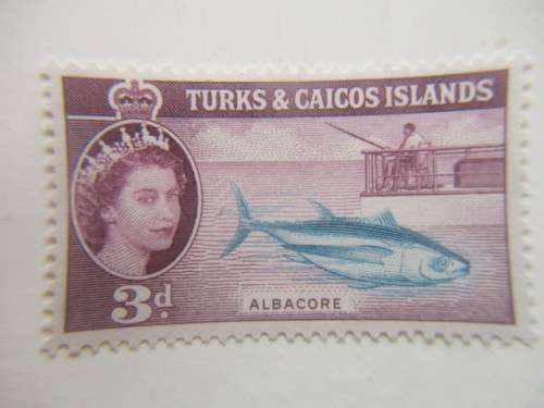 TURKS and CAICOS ISLANDS - UNUSED PREVIOUSLY MOUNTED STAMP