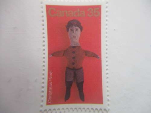 CANADA RAG DOLL CHRISTMAS STAMP  UNUSED