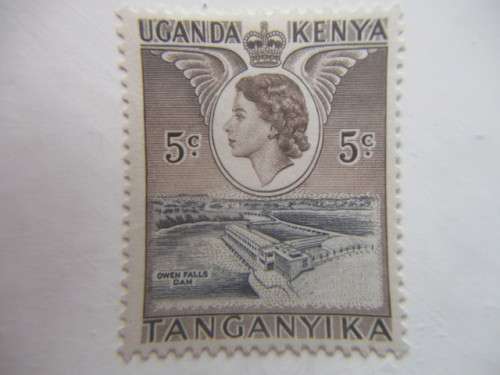 UGANDA KENYA -  UNUESED  PREVIOUSLY MOUNTED STAMP 5c
