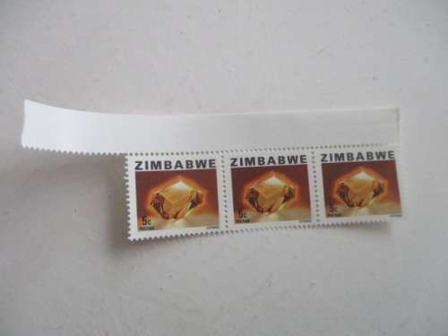 ZIMBABWE - 3 MINT 1980 5c STAMPS