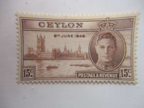 TRINIDAD AND TOBAGO AND CEYLON  UNUSED PREVIOUSLY MOUNTED STAMPS