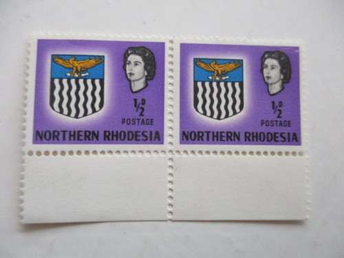 NORTHERN RHODESIA - 1963 COAT OF ARMS 1/2d  MINT STAMPS