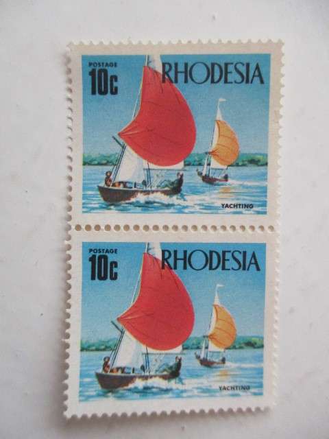 RHODESIA 10c YACHING 1970 MINT STAMPS
