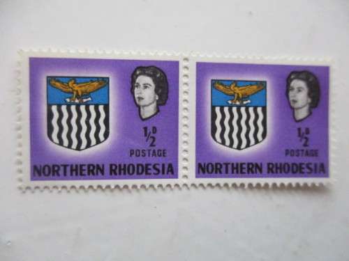 NORTHERN RHODESIA 1963 1/3D STAMP MINT X2