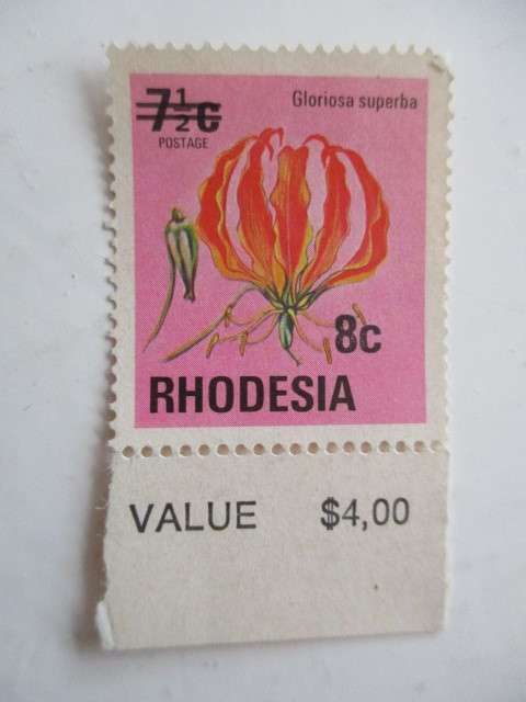 RHODESIA  - CANCELLED 7 1/2 STAMP MINT