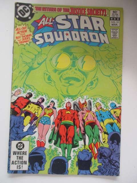 DC COMICS - ALL-STAR SQUADRON - NO. 19 VOL.3 - 1983  LOVELY CONDITION