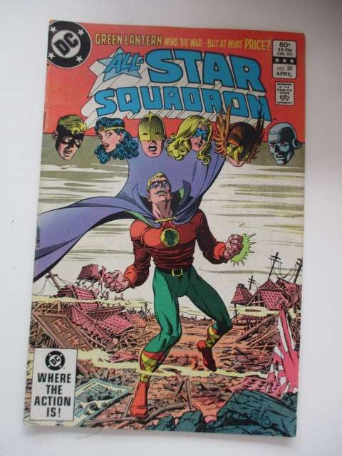 DC COMICS - ALL-STAR SQUADRON -  VOL. 3  NO. 20  - 1983 LOVELY CONDITION